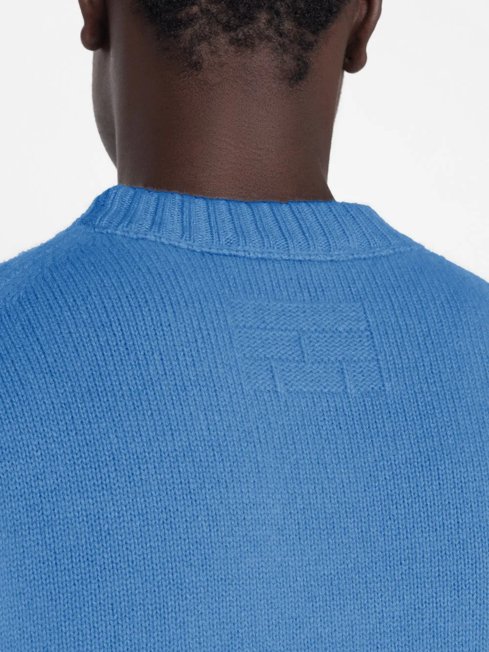 The Cashmere Crewneck Sweater -- Bright Blue