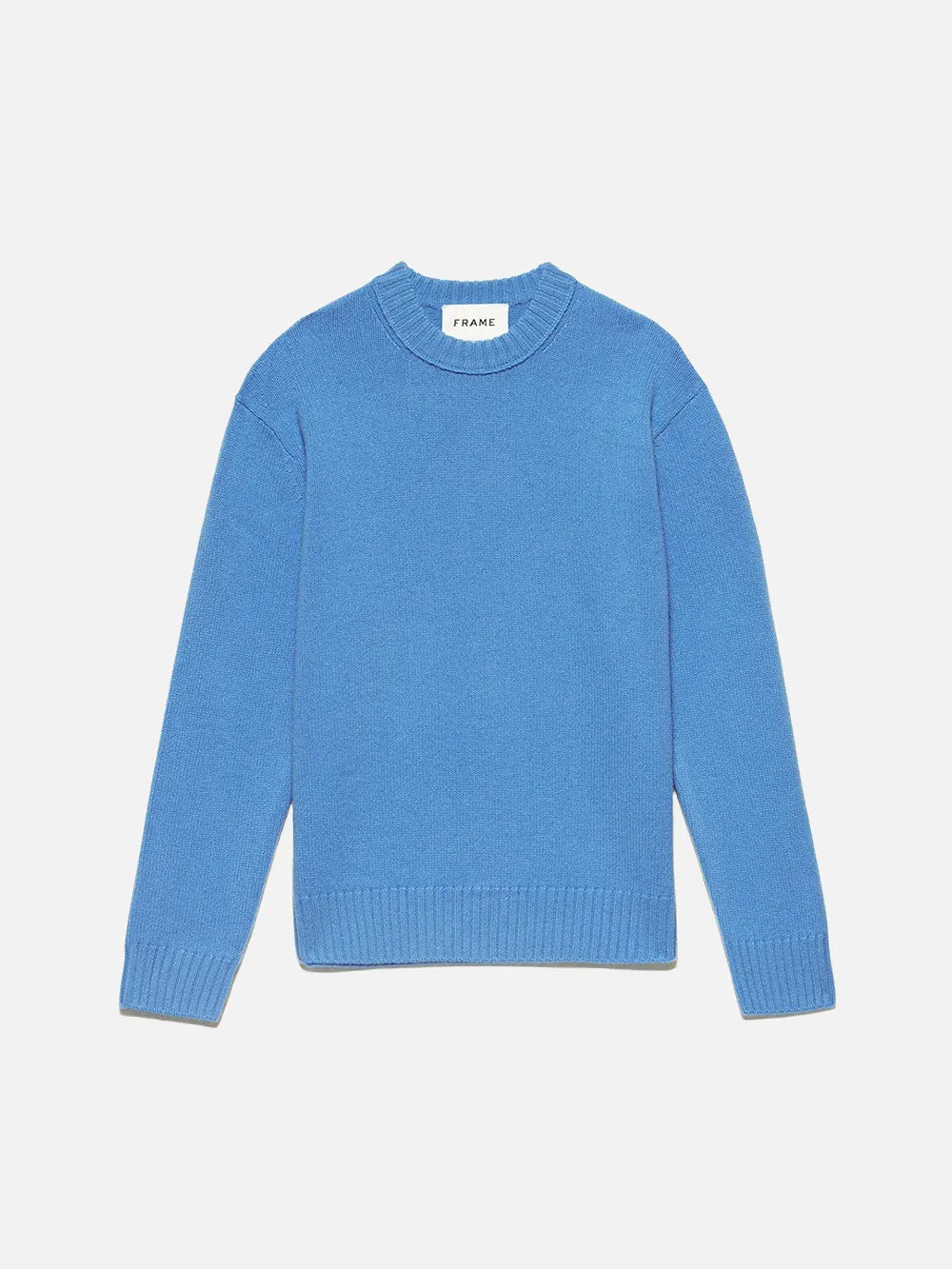 The Cashmere Crewneck Sweater -- Bright Blue