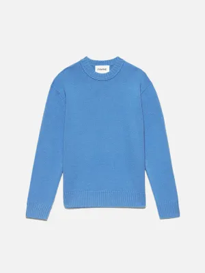 The Cashmere Crewneck Sweater -- Bright Blue