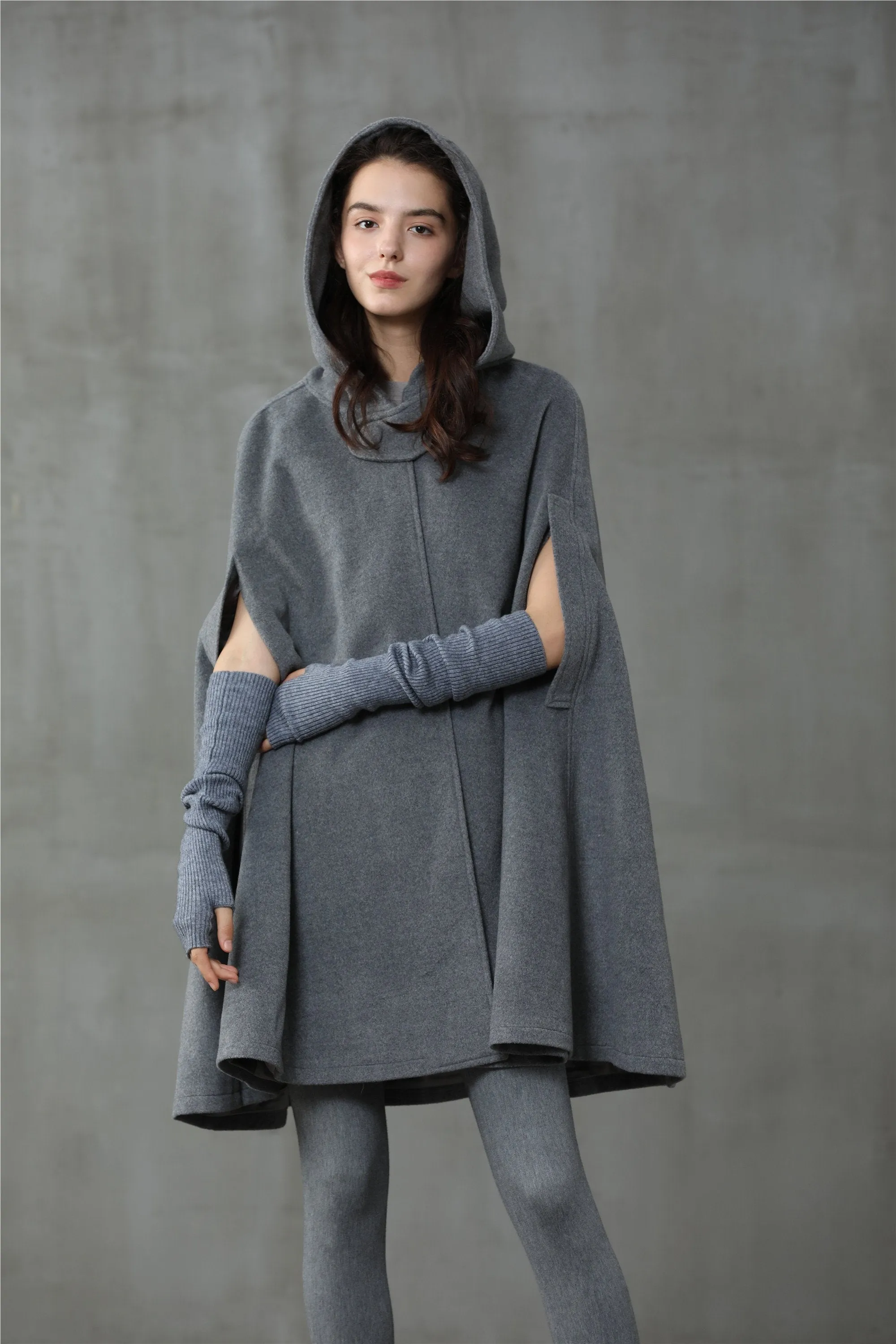 The New Yorker | Hooded Cashmere Cape