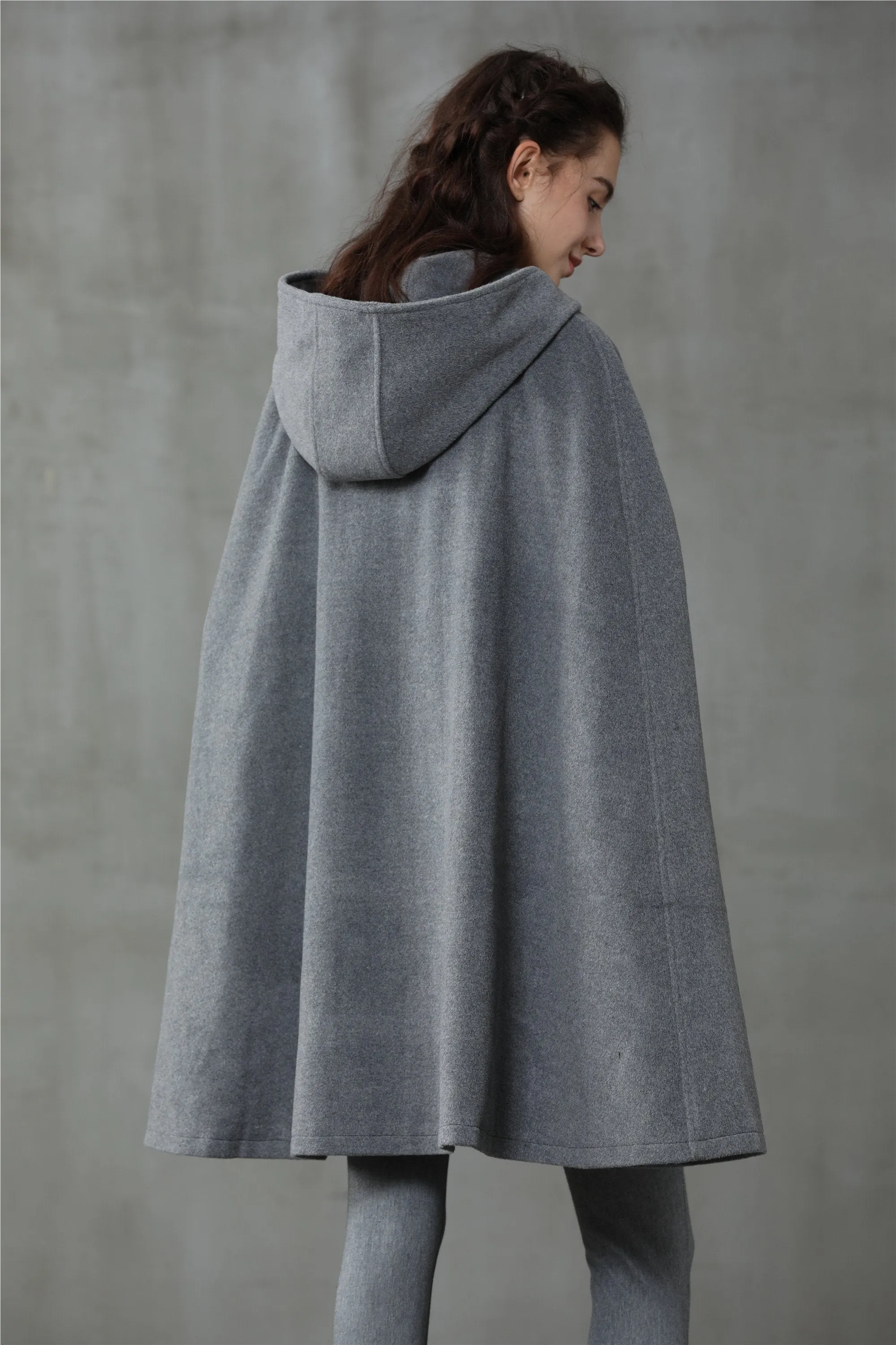 The New Yorker | Hooded Cashmere Cape