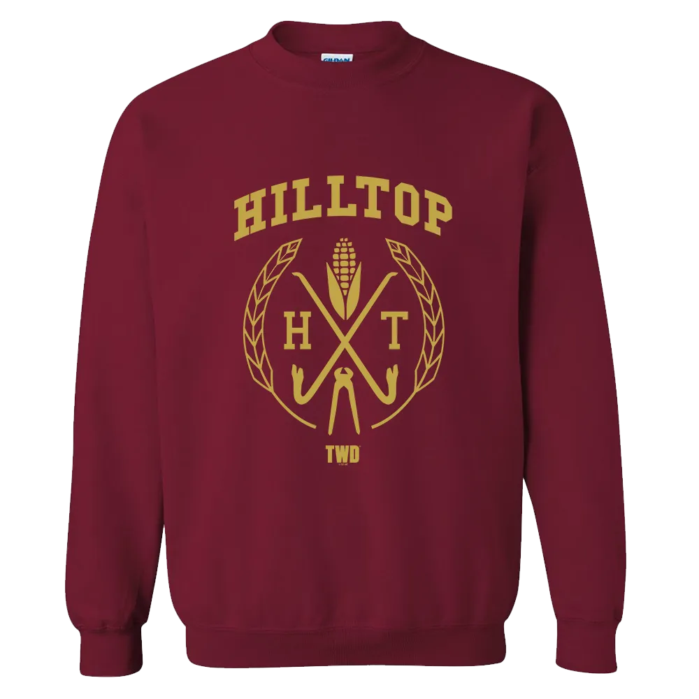 The Walking Dead Hilltop Collegiate Fleece Crewneck Sweatshirt