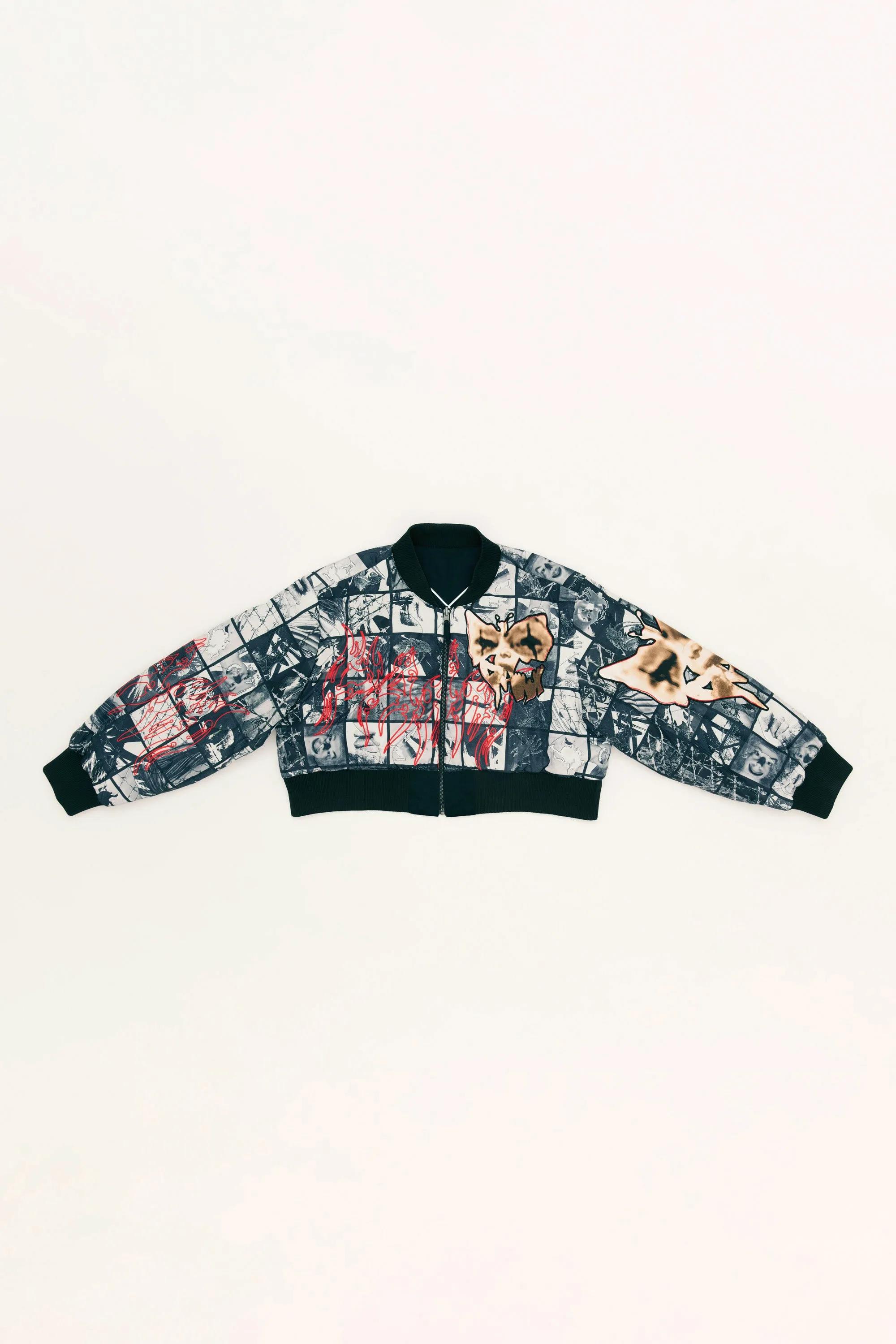 THRESHOLD CROPPED BOMBER JACKET