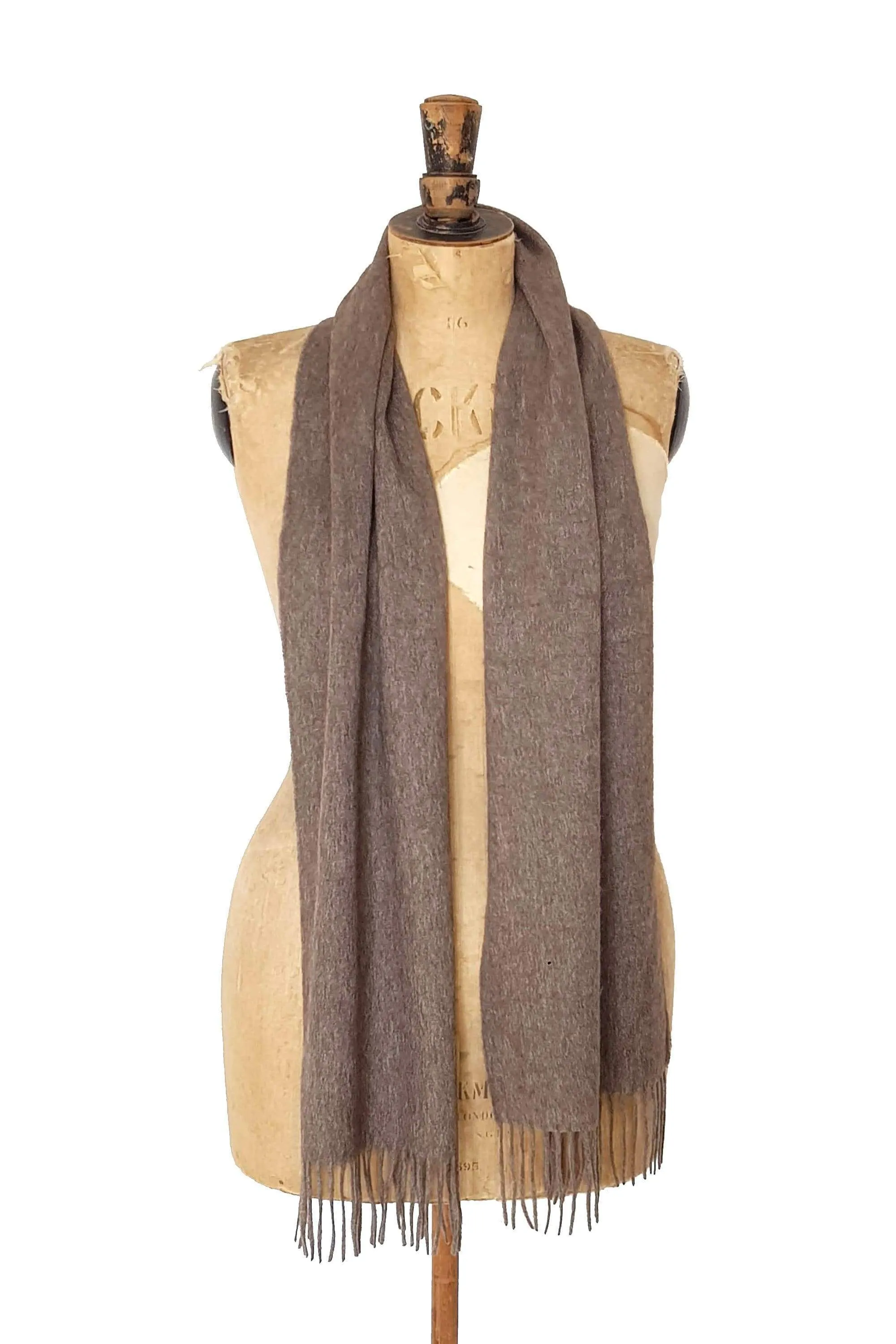 Undyed Natural Yak Wool Scarf - Large