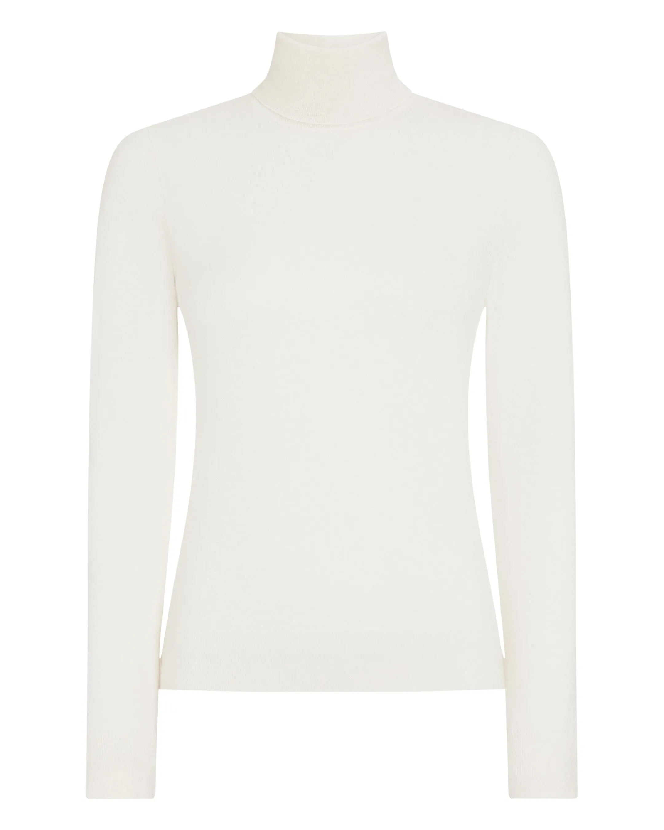 Women's Margot Superfine Cashmere Turtle Neck Sweater New Ivory White